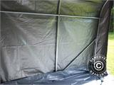 Tenda magazzino PRO 2x3x2m PE, con pavimento, Grigio
